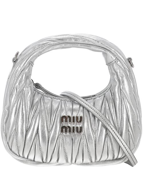 Mini borsa hobo Wander in nappa matelassé MIU MIU | 5BP078AN88F0118